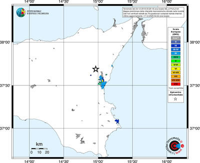 Mappa EMS - territori località