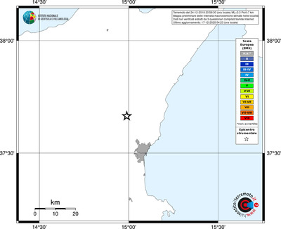 Mappa EMS - territori località