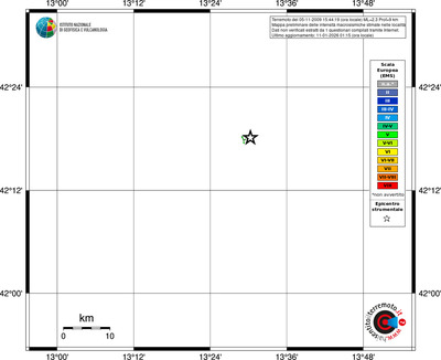 Mappa EMS - territori località
