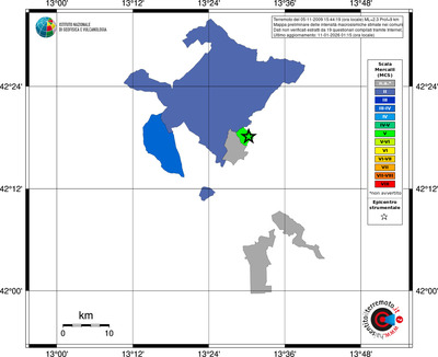 Mappa MCS - territori comuni