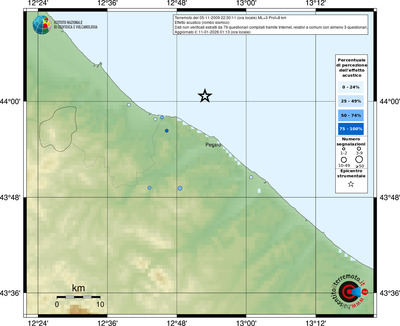 Mappa comuni con almeno 3 questionari