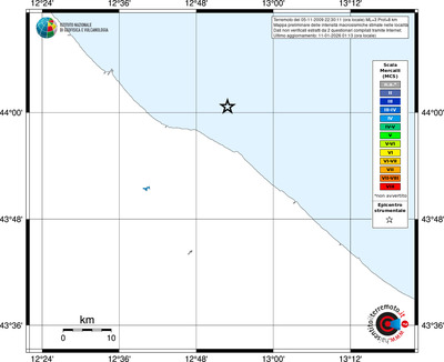 Mappa MCS - territori località