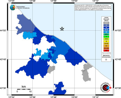 Mappa MCS - territori comuni