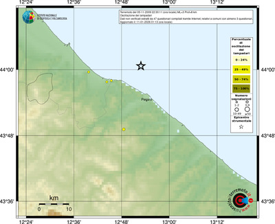 Mappa comuni con almeno 3 questionari