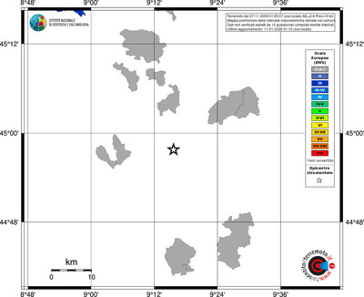 Mappa EMS - territori comuni
