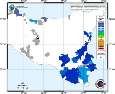 Mappa MCS - territori comuni