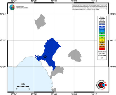 Mappa EMS - territori comuni