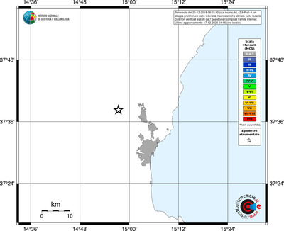 Mappa MCS - territori località