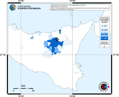 Mappa territorio comunale con almeno 3 questionari