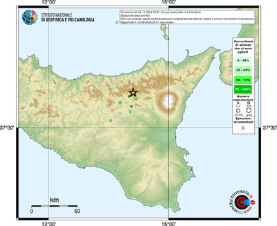 Mappa comuni con almeno 3 questionari