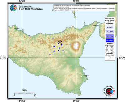 Mappa comuni con almeno 3 questionari