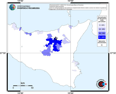 Mappa territorio comunale con almeno 3 questionari