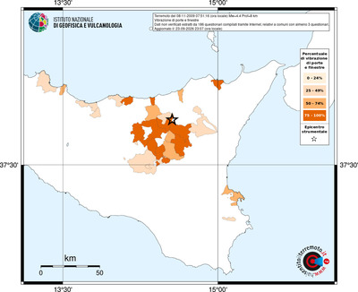 Mappa territorio comunale con almeno 3 questionari