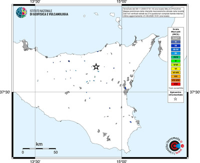 Mappa MCS - territori località