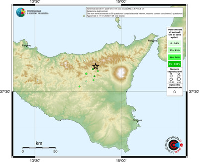 Mappa comuni con almeno 3 questionari