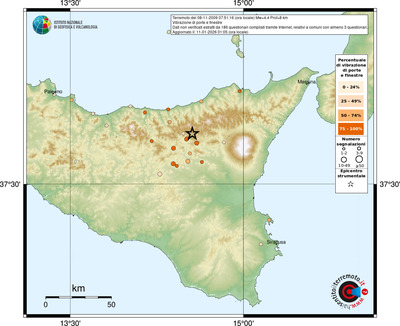 Mappa comuni con almeno 3 questionari