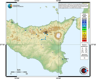 Mappa EMS - località