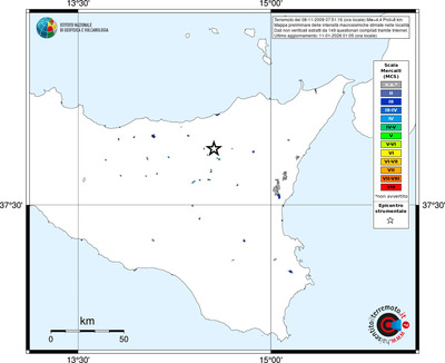 Mappa MCS - territori località