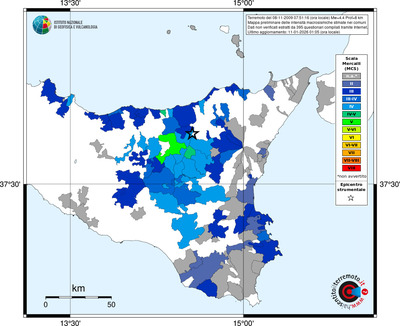 Mappa MCS - territori comuni