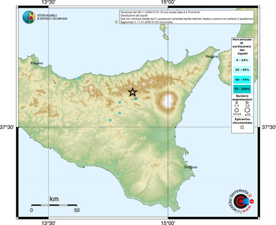 Mappa comuni con almeno 3 questionari