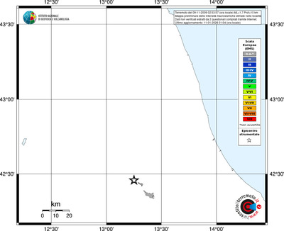 Mappa EMS - territori località