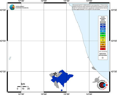 Mappa EMS - territori comuni