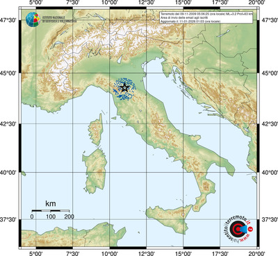 Area di invio delle email agli iscritti
