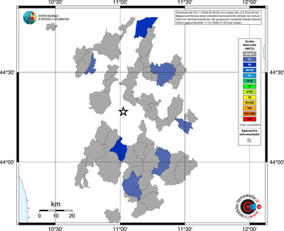 Mappa MCS - territori comuni