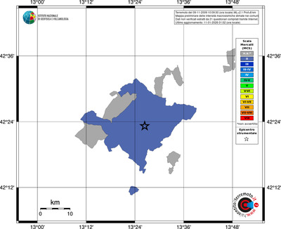 Mappa MCS - territori comuni