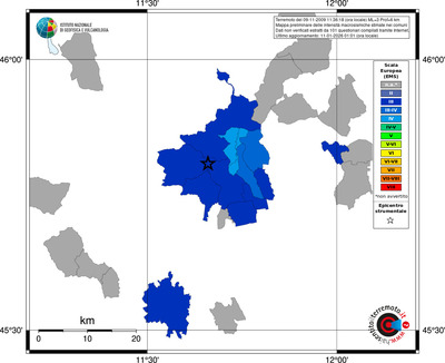 Mappa EMS - territori comuni