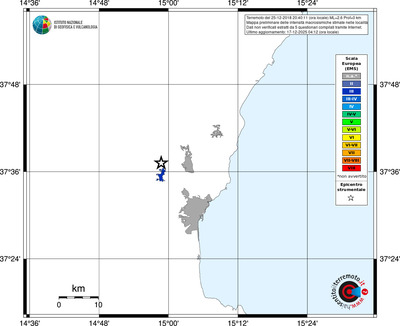 Mappa EMS - territori località