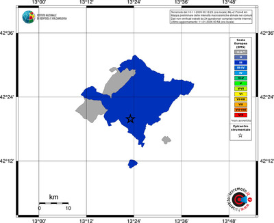 Mappa EMS - territori comuni