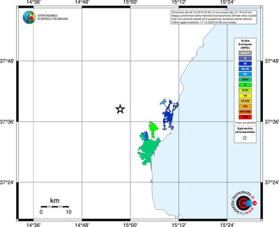 Mappa EMS - territori località