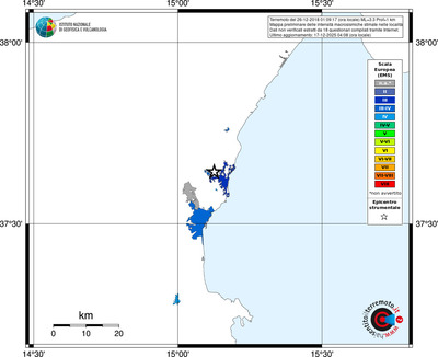 Mappa EMS - territori località
