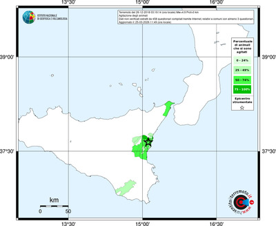 Mappa territorio comunale con almeno 3 questionari
