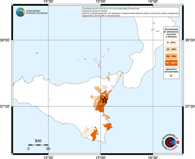 Mappa territorio comunale con almeno 3 questionari