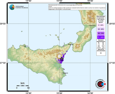 Mappa comuni con almeno 3 questionari