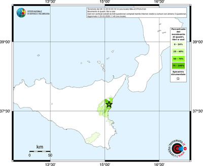 Mappa territorio comunale con almeno 3 questionari