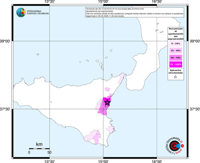 Mappa territorio comunale con almeno 3 questionari