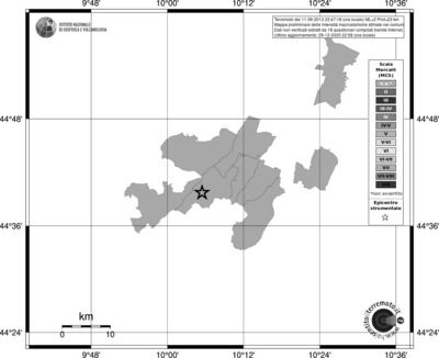 Mappa MCS - territori comuni