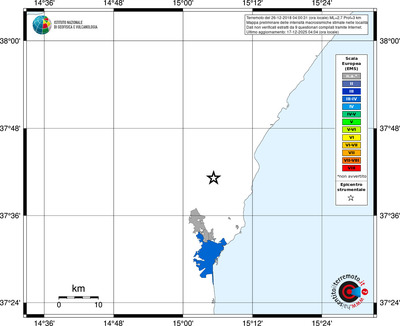 Mappa EMS - territori località