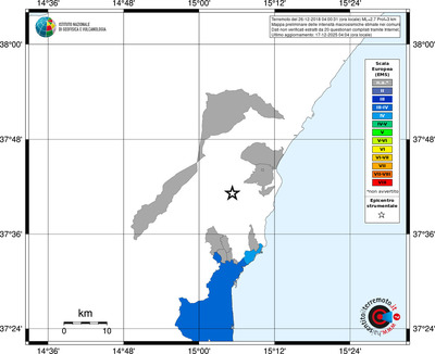 Mappa EMS - territori comuni