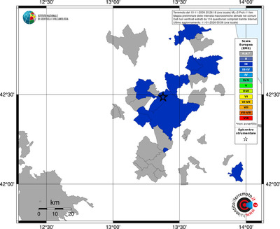 Mappa EMS - territori comuni