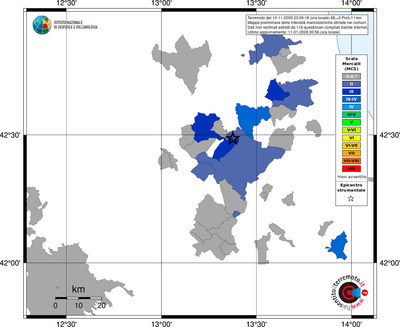 Mappa MCS - territori comuni
