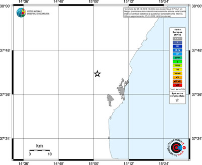 Mappa EMS - territori località