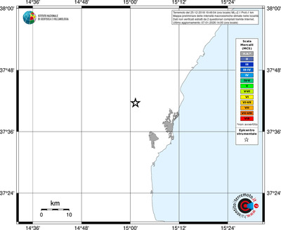 Mappa MCS - territori località