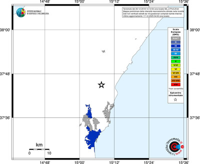Mappa EMS - territori località