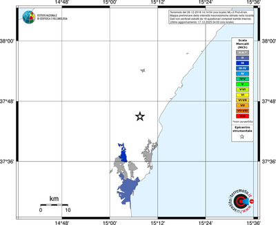Mappa MCS - territori località