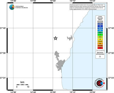 Mappa MCS - territori località