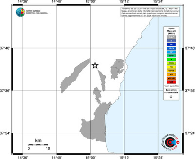 Mappa MCS - territori comuni